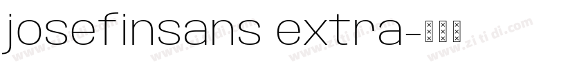josefinsans extra字体转换 josefinsans extra字体转换